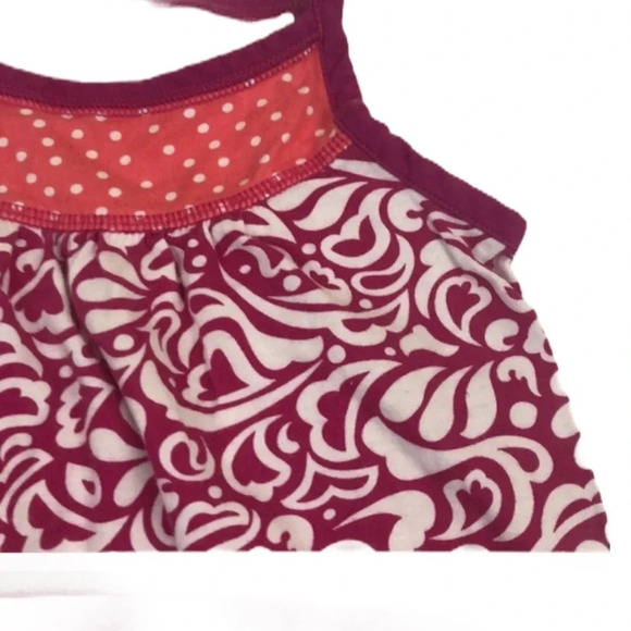 HANNA ANDERSSON GUC GIRLS PINK WHITE SUMMER DRESS CASUAL TANK SWIM SIZE 4 100 - Picture 3 of 6